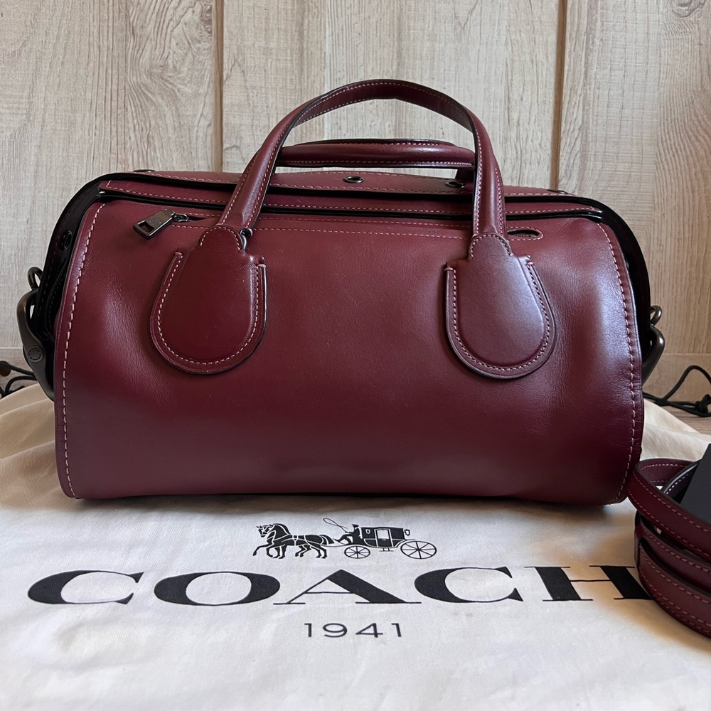COACH 1941 Badlands Satchel With Western Rivets - Picture 3 of 16